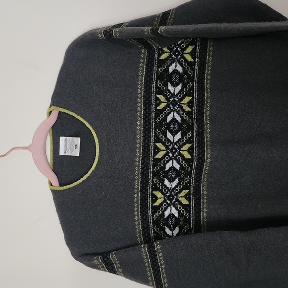 Columbia Fairisle Wool Blend Crewneck Pullover Sweater, Women's XL. - Picture 2 of 9